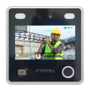 Timetera TT-51AI Plus face and fingerprint attendance terminal front view